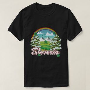 Camiseta logotipo da Slovenia Travel