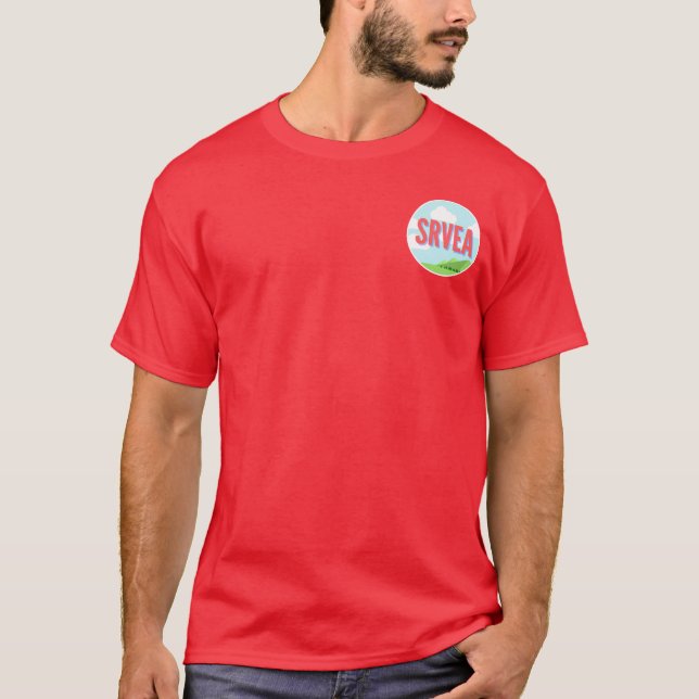 Camiseta Logotipo da Solidariedade Vermelha (Frente)