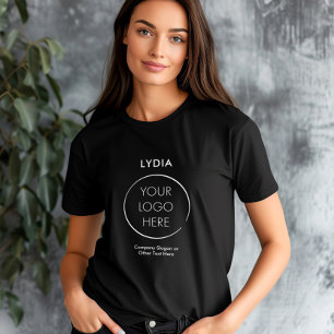Camiseta Logotipo da sua empresa Branding Promoção com Nome