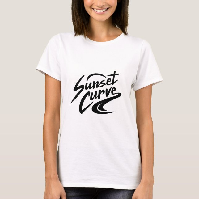 Camiseta Logotipo da Sunset Curve Funny Summer Design 2020 (Frente)