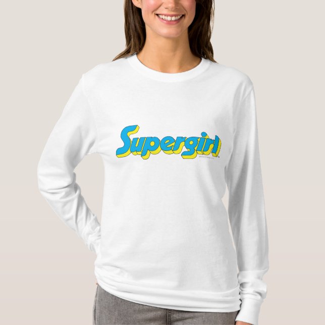 Camiseta Logotipo da Supergirl (Frente)