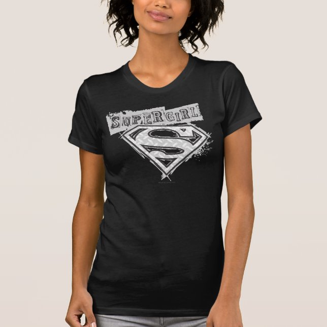 Camiseta Logotipo da Supergirl 1 (Frente)