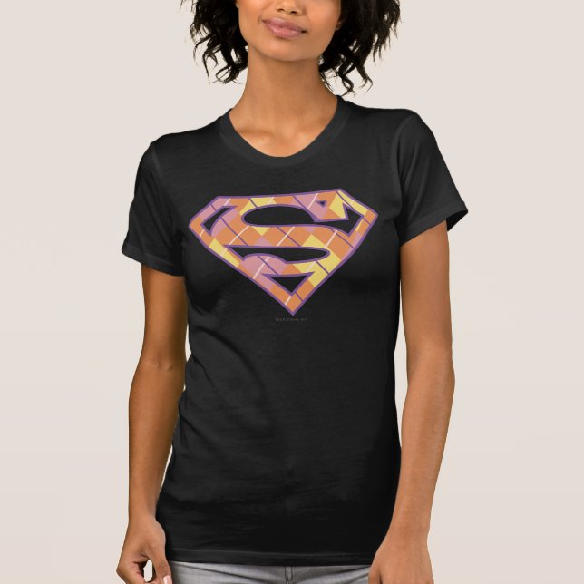 Camiseta Logotipo da Supergirl Argyle (Frente)