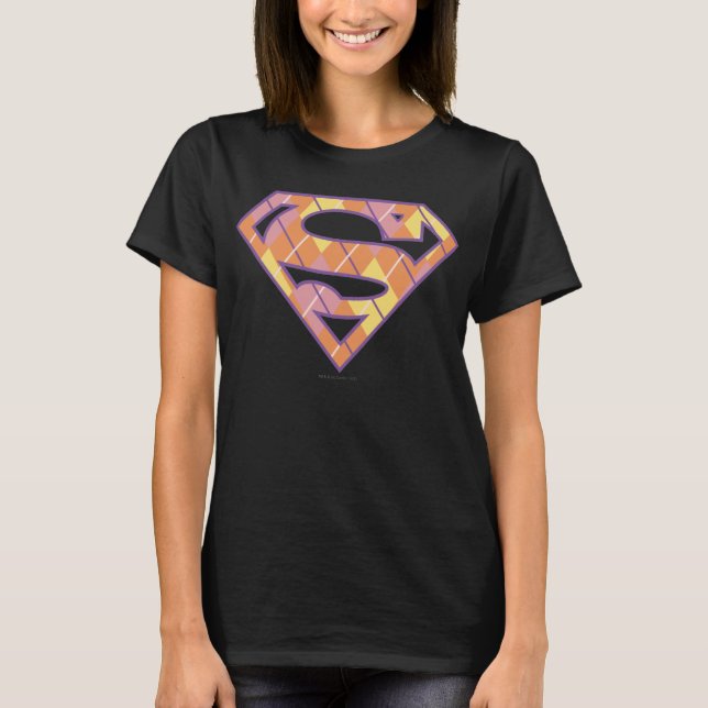 Camiseta Logotipo da Supergirl Argyle (Frente)