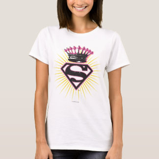 Camiseta Logotipo da Supergirl com Coroa