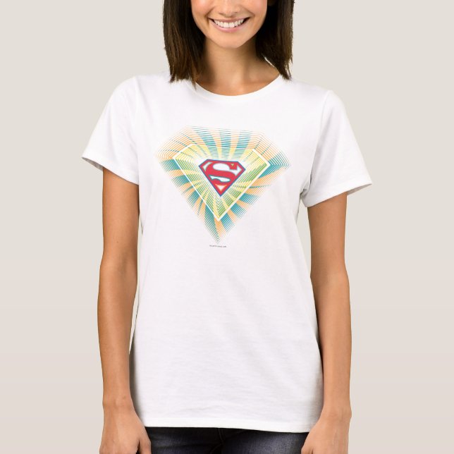 Camiseta Logotipo da Supergirl Groovy (Frente)