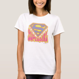 Camiseta Logotipo da Supergirl Groovy