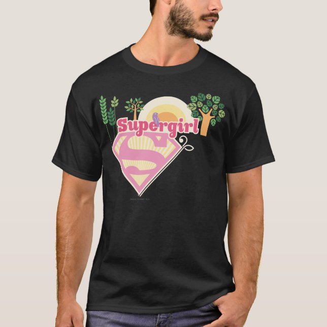 Camiseta Logotipo da Supergirl Nature (Frente)