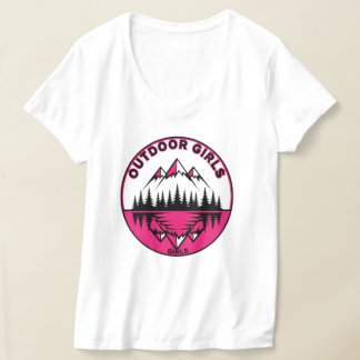 Camiseta Logotipo das Meninas ao Ar Livre