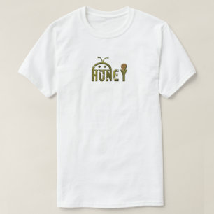 Camiseta Logotipo de abelha e mel T-Shirt