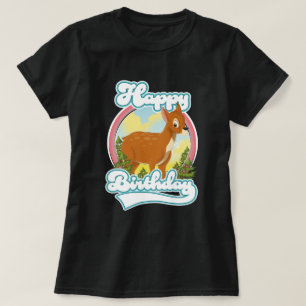 Camiseta Logotipo de Aniversário Feliz