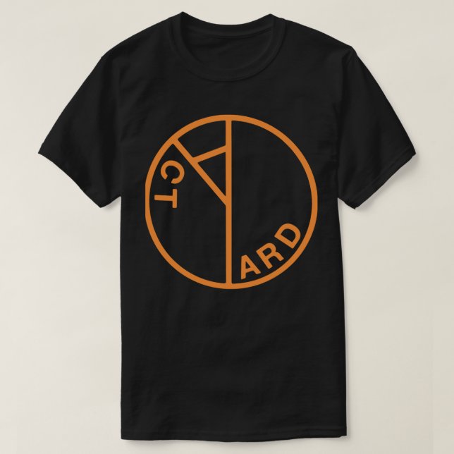 Camiseta Logotipo de ato do estaleiro laranja a sobrecarga  (Frente do Design)