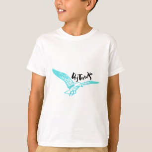 Camiseta Logotipo de ave-do-mar seco Tortugas