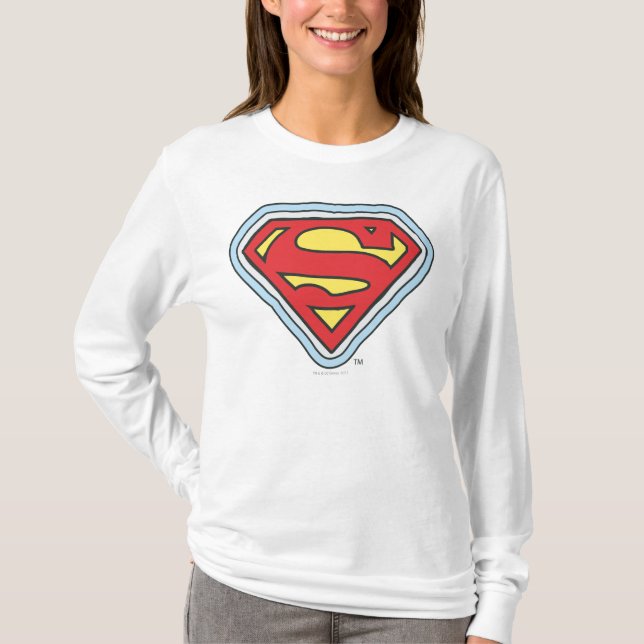 Camiseta Logotipo de banda desenhada da Supergirl (Frente)