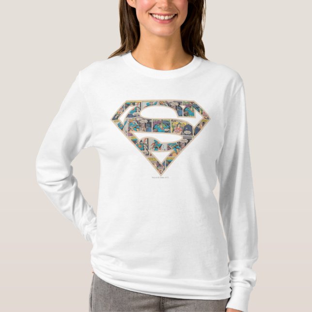 Camiseta Logotipo de banda desenhada da Supergirl (Frente)