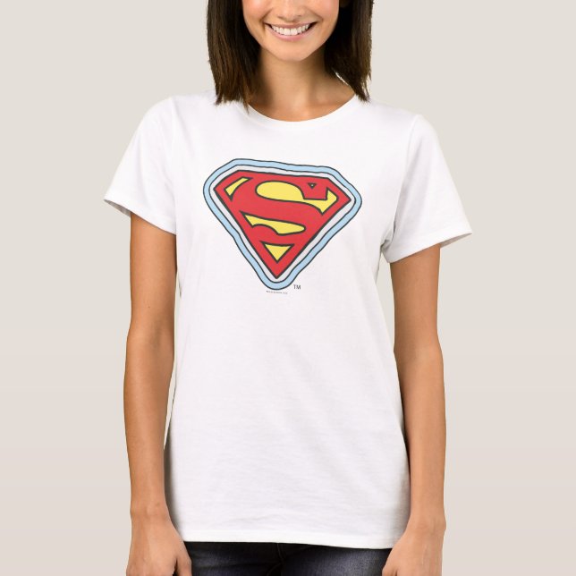 Camiseta Logotipo de banda desenhada da Supergirl (Frente)
