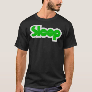 Camiseta Logotipo de Banda para dormir Camisa-T essencial
