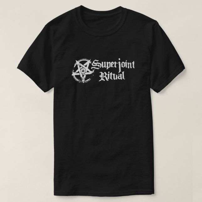 Camiseta Logotipo de Banda Ritual Superjunta (Frente do Design)