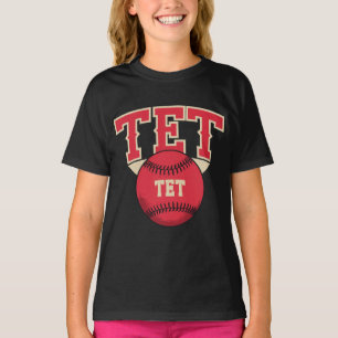 Camiseta Logotipo de Baseball TET