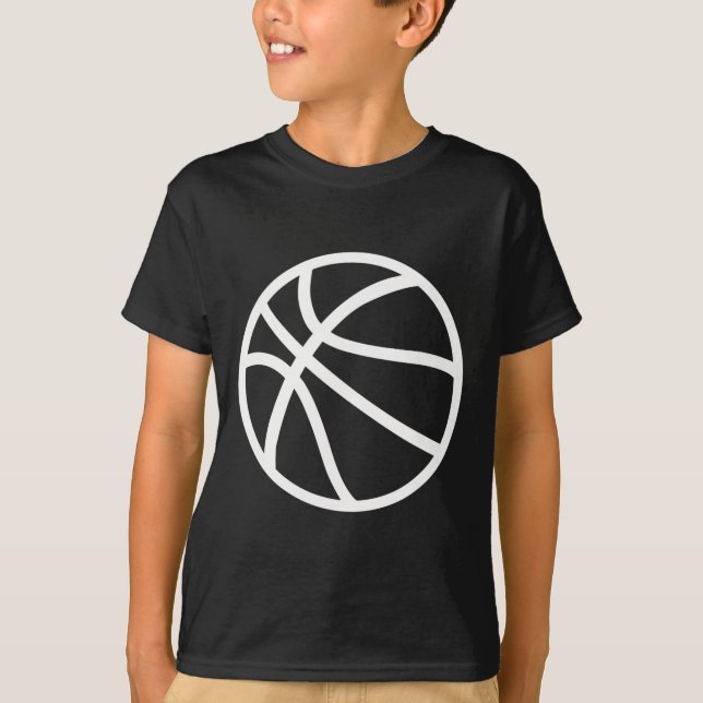 Camiseta Logotipo de basquete (Frente)
