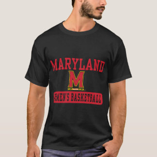 Camiseta Logotipo de basquete Maryland Terrapinss