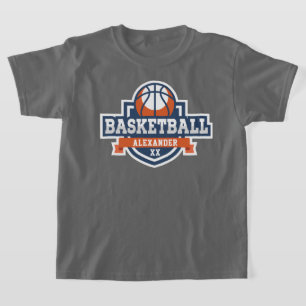 Camiseta Logotipo de basquete Personalize T-Shirt