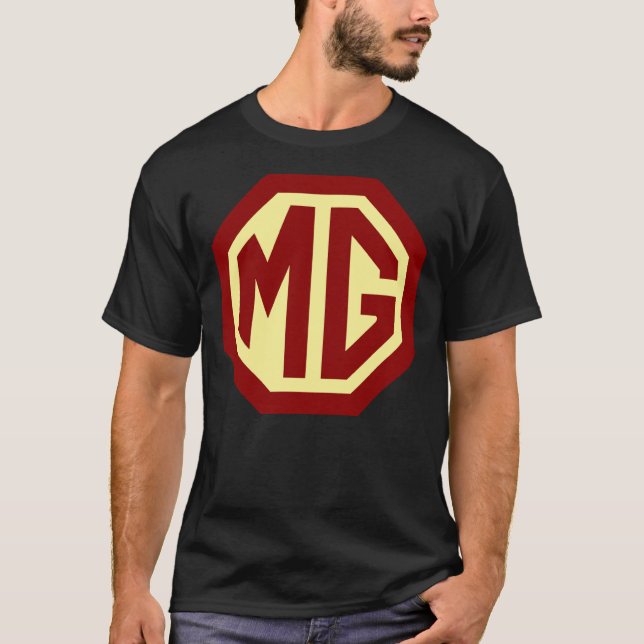 Camiseta Logotipo de carro clássico - MG Essencial T-Shirt (Frente)