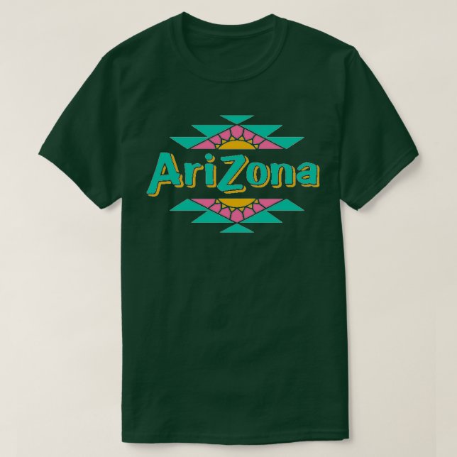 Camiseta Logotipo De Chá Forçado arizona (Frente do Design)