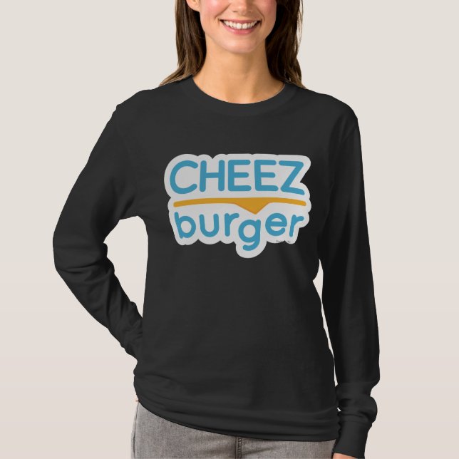 Camiseta Logotipo de Cheezburger (cor) (Frente)