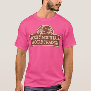 Camiseta Logotipo De Comerciantes De Gravações Rocky Mounta