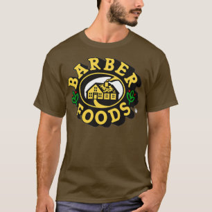 Camiseta Logotipo de Comida de Barber