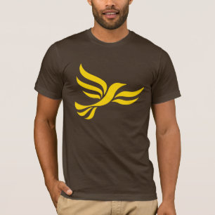 Camiseta Logotipo de Democratas liberais