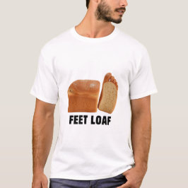 Camiseta Logotipo de design de pão de pés Rot Brainrot Pão 