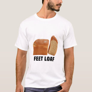 Camiseta Logotipo de design de pão de pés Rot Brainrot Pão
