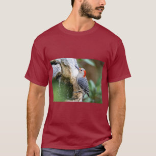 Camiseta Logotipo de Design de Pássaro Pica-Pau – O Ritmo d