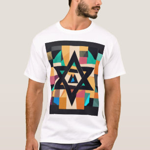 Camiseta Logotipo de Design plano quadrado T-Shirt