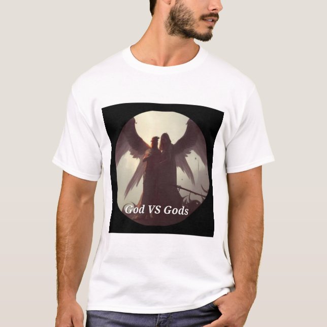 Camiseta Logotipo de Deus vs Gods (Frente)