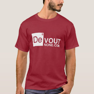 Camiseta logotipo de DevoutNone.com