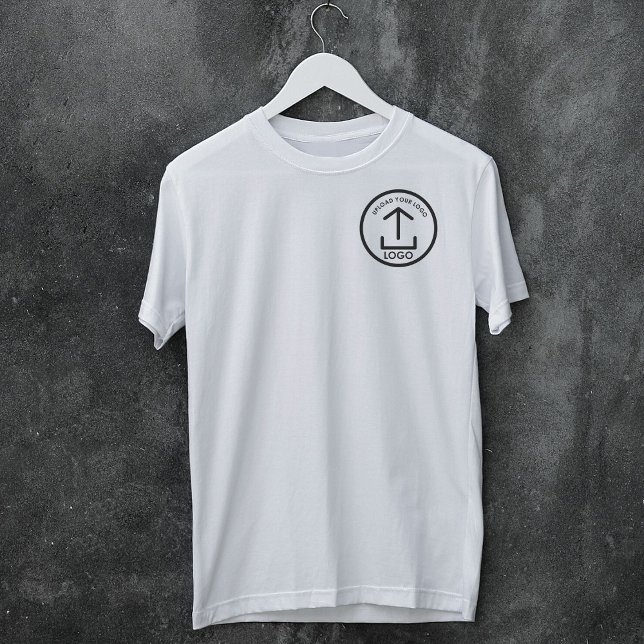Camiseta Logotipo de empresa profissional moderno e simples (White Simple Modern Professional Business Logo T-Shirt)