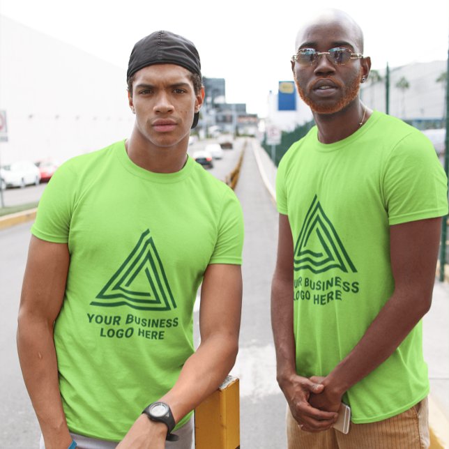 Camiseta Logotipo de empresa verde moderno (Green Logo Tees)