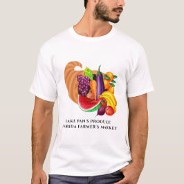 Camiseta Logotipo de Fazendas e legumes frescos da Cornucop