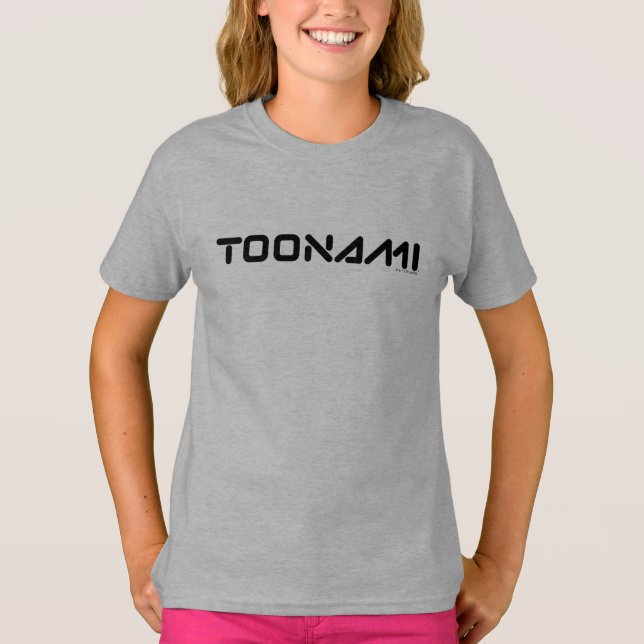 Camiseta Logotipo de fonte digital Toonami (Frente)