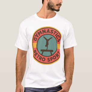 Camiseta Logotipo de Ginástica Retro – Design Esportivo Vin