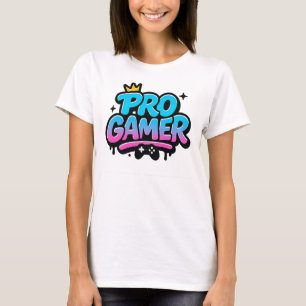 Camiseta Logotipo de Grafite PRO GAMER