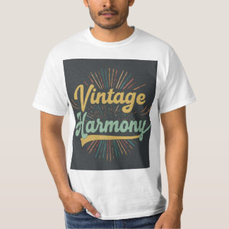 Camiseta Logotipo de Harmonia Vintage:9▪9▪