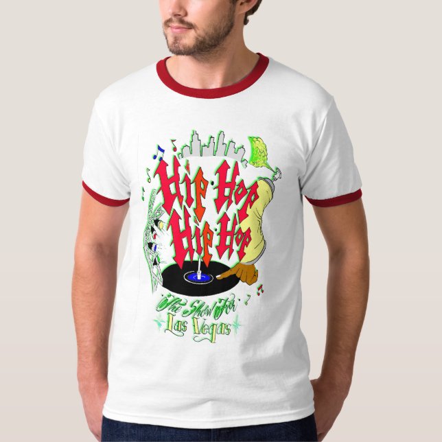 Camiseta Logotipo de Hip Hop (Frente)