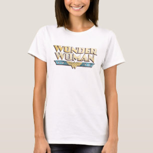 Camiseta Logotipo de Lápis para Mulher Maravilha