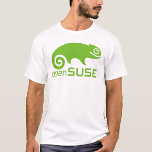 Camiseta logotipo de Linux do openSuzie