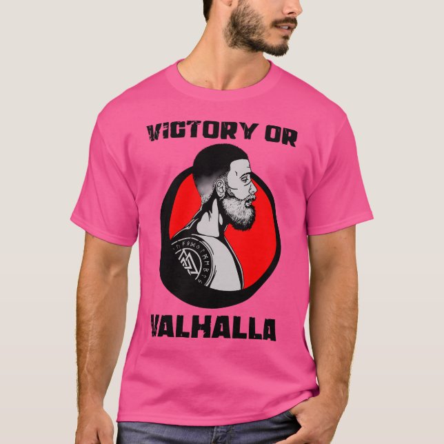 Camiseta Logotipo De Luta Da Valhalla Mma (Frente)