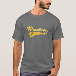 Camiseta logotipo de luta livre